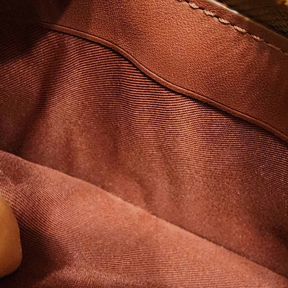 Coach Signature Canvas Zip Wallet in Brown - Picture 15 of 16